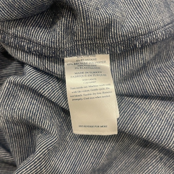 FAHERTY Blue and white Plaid Casual Shirt, Size XL - Picture 7 of 7